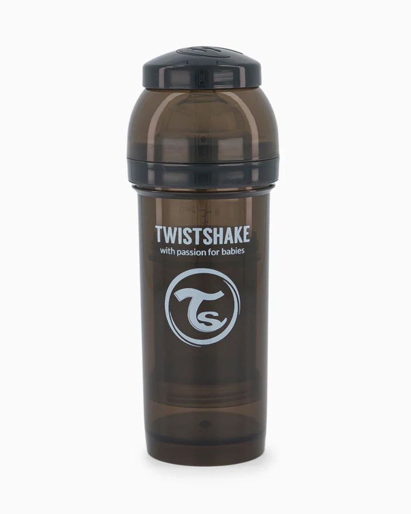 Twistshake Anti-Colic Baby Bottle 260ml 2M+ - Black