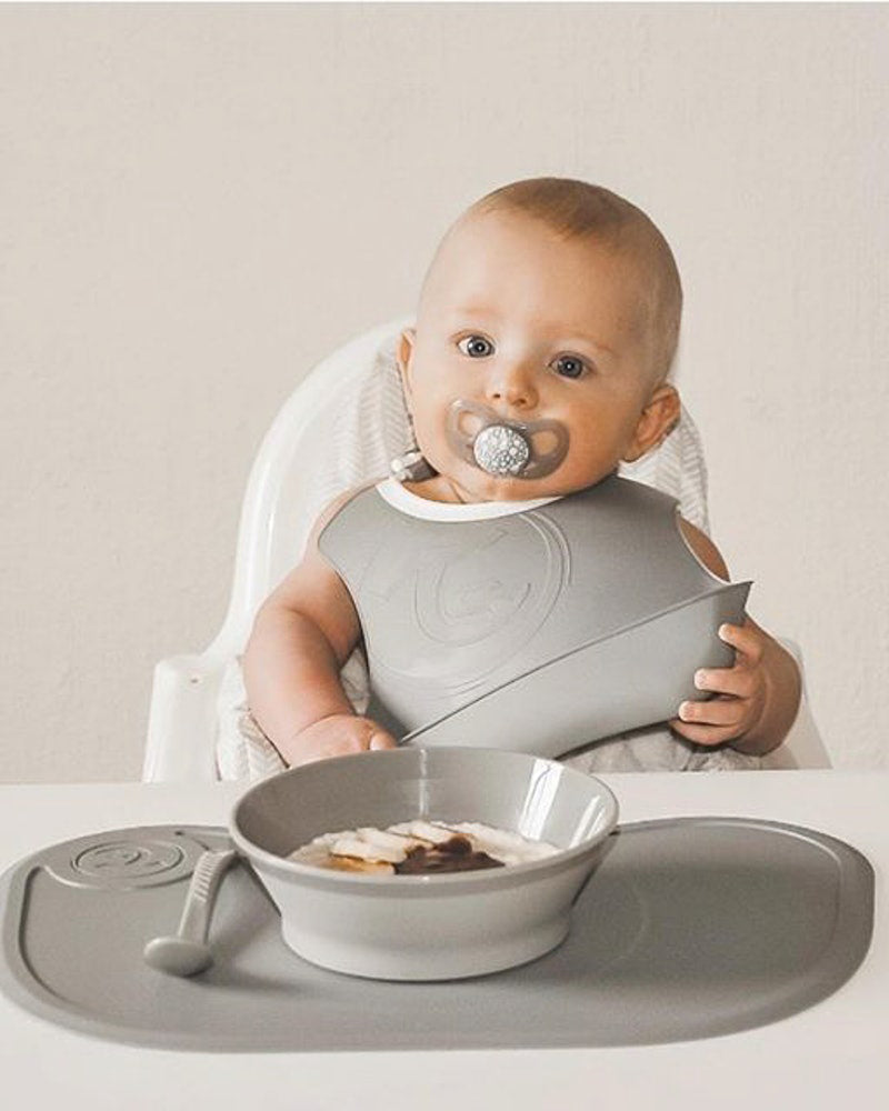 وعاء بغطاء  تويست شايك - رمادي