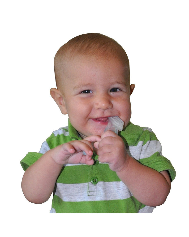 1ère Brosse à dent Brilliant pour bébé 4mois - Bleu