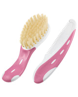 Brosse et Peigne Bébé Extra Souple NUK - Rose