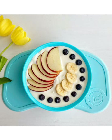 Plateau Click-Mat Mini & Assiette Twistshake - Bleu