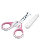 Scissors with NUK case - Pink