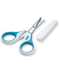 Scissors with NUK case - Blue