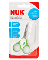 Scissors with NUK case - Green