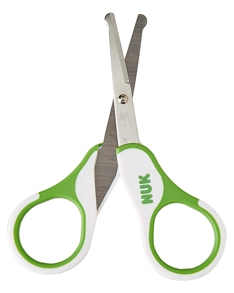 Scissors with NUK case - Green