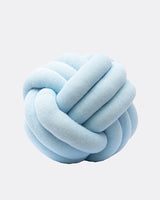 Cocon & Papillon Braided Ball Cushion - Blue