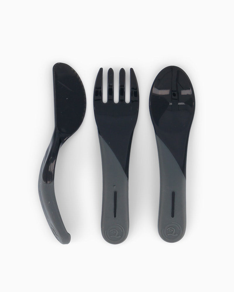 Twistshake Learning Cutlery - Black