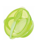 Nûby Cuenco Ventosa Cuchara y Tapa 6m+ 400ml - Verde