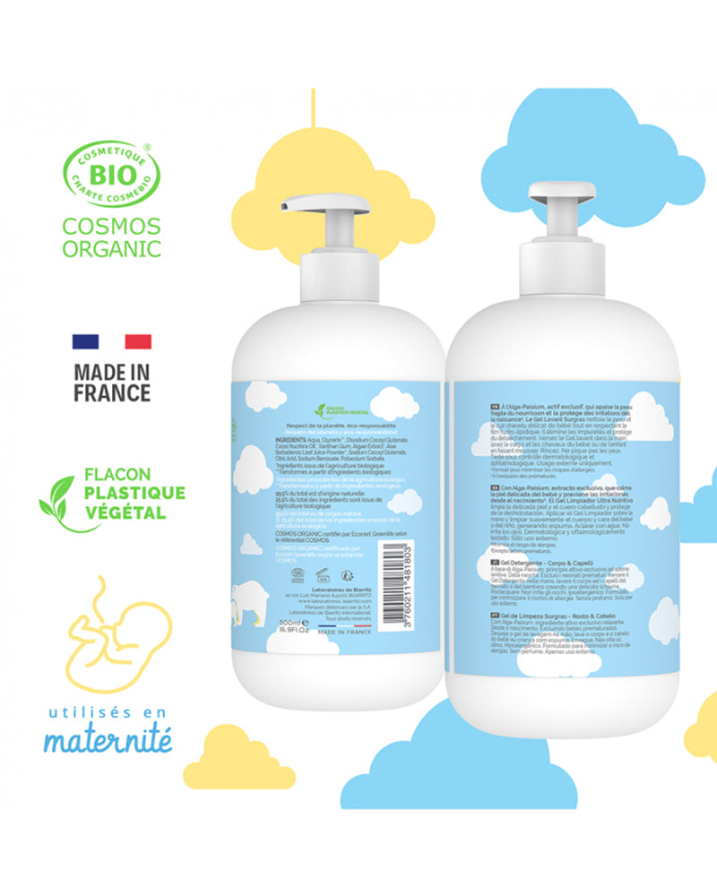 Laboratoires de Biarritz Certified Organic Superfatted Cleansing Gel 500ml