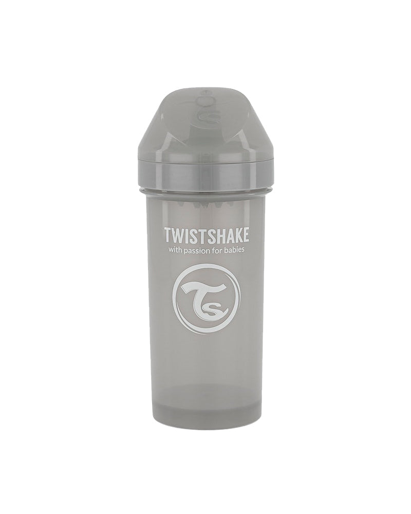 Twistshake Leakproof Kids Bottle 360ml - Grey