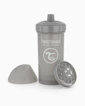 Biberón antifugas para niños 360 ml Twistshake - Gris