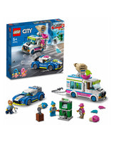 Lego City Police La Course-Poursuite Du Camion de Glaces- 317 pièces 5A+