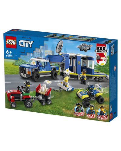 Lego City Police - Le Poste de Commandement Mobile- 436 pièces 6A+