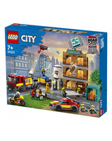 Lego City Pompiers - La Brigade Des Pompiers- 766 pièces 7A+