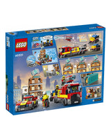 Lego City Pompiers - La Brigade Des Pompiers- 766 pièces 7A+