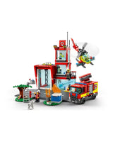 Lego City Pompiers - La Caserne Des Pompiers- 517 pièces 6A+