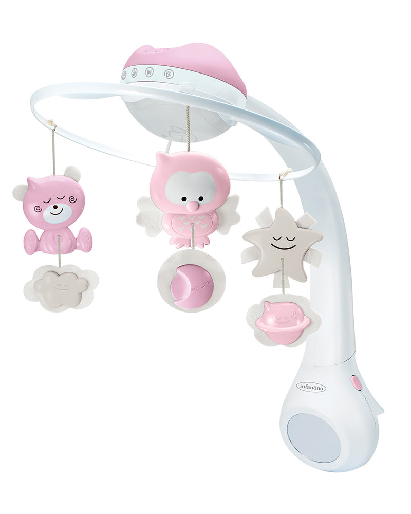 Infantino Mobile Douce Nuit 3en1 - Rose