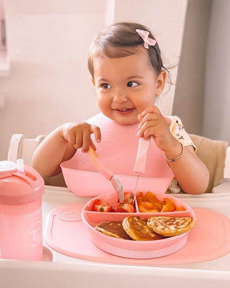 Plateau Click-mat Mini Sans assiette Twistshake - Rose