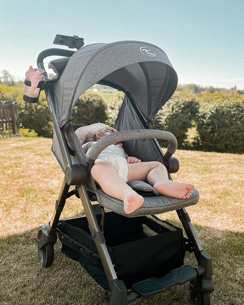 Appui-tête Pour Poussette Twistshake Tour - Confort Et Soutien Pour Bébé - Déperlant, Lavable - Couleur Beige