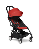 YOYO² Black Chassis Stroller + pack6 - Red
