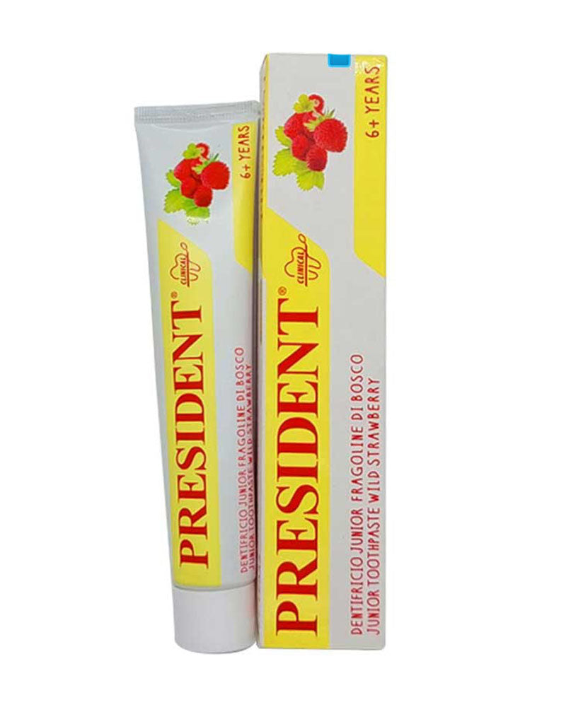 President Junior Toothpaste 6 years+ Strawberry - 50ml