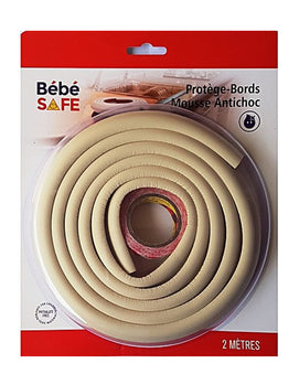 Protège bords mousse 2m Bébé Safe - Blanc