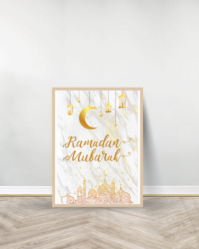Un Tableau décoratif - Ramadan Mubarak - Bois