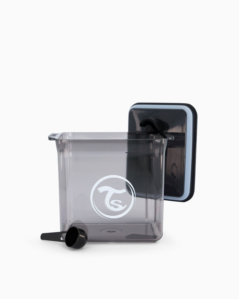 حاوية لحليب البودرة أو الطعام - أسود