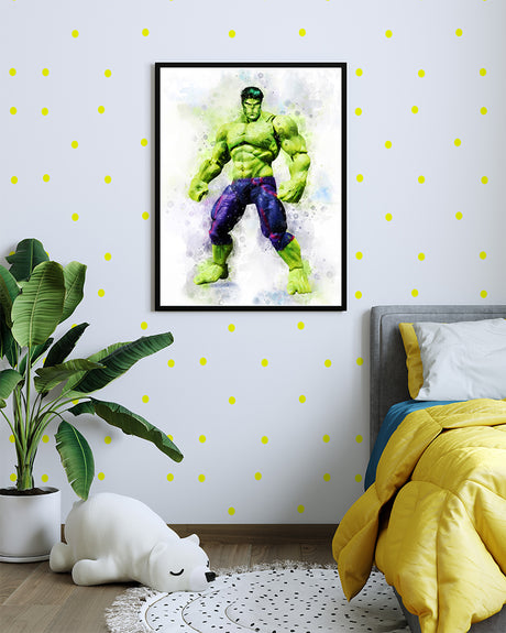 Un Tableau décoratif - Hulk - Blanc