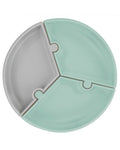 MINIKOIOI Plato Puzzle con Ventosa de Silicona – Verde