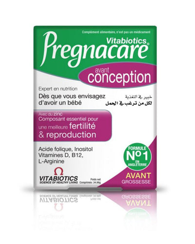 Vitabiotics Pregnacare avant Conception - 30 Comprimés 