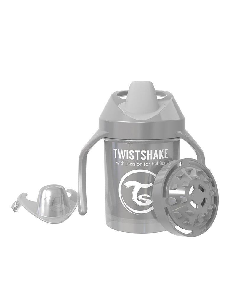 Mini Tasse Anti-fuites Twistshake 230ml - Gris