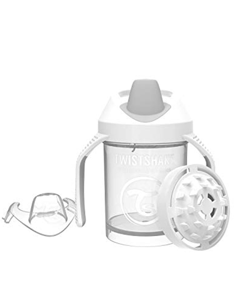 Mini Tasse Anti-fuites Twistshake 230ml - Blanc