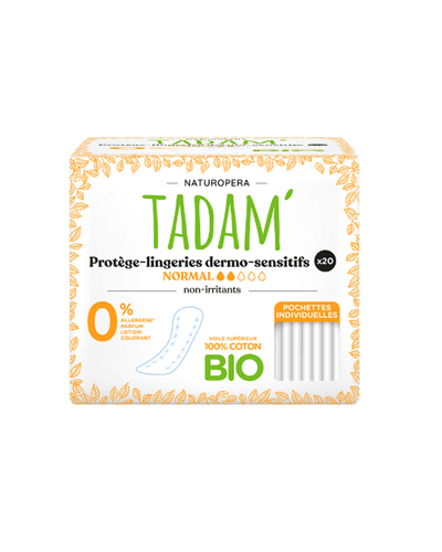 Tadam' Protège-lingeries Dermo-sensitifs - Normal 20 unités