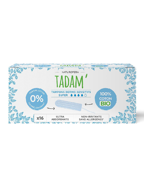 Tadam' Tampons Dermo-sensitifs - Super 16 unités