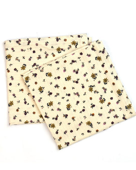 Bambidou Lot 2 Bavoirs d'épaule Mini Lange - Gaze Fleuri