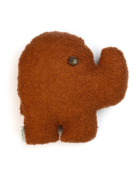 Bambidou Coussin Eléphant Bouclette - Terracotta