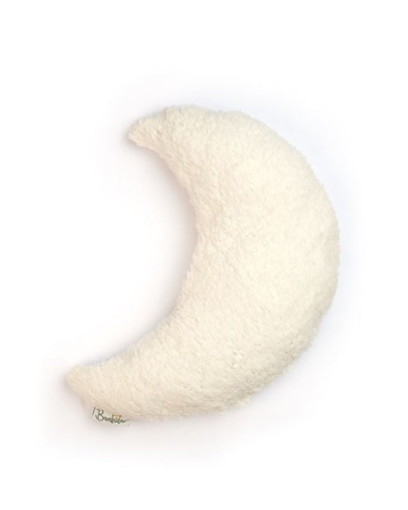 Bambidou Coussin Lune Sherpa - Ivoire