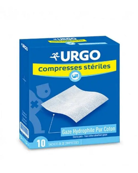 Urgo Compresses stériles 40x40cm boîte de 10