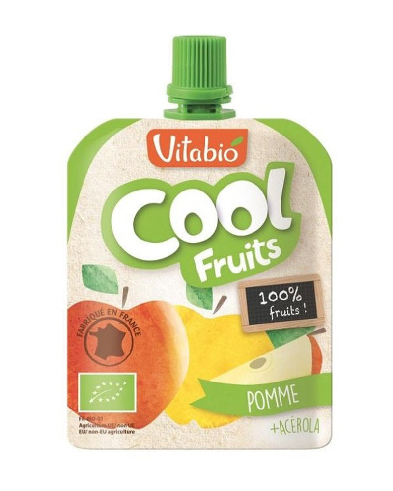 Vitabio COOL FRUITS Pomme de Nouvelle-Aquitaine & Acérola 4x90g