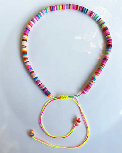 Collier de perles pour filles - Multicolores 