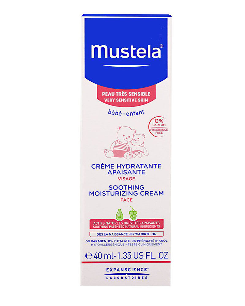 Mustela Soothing Moisturizing Face Cream - 40ml