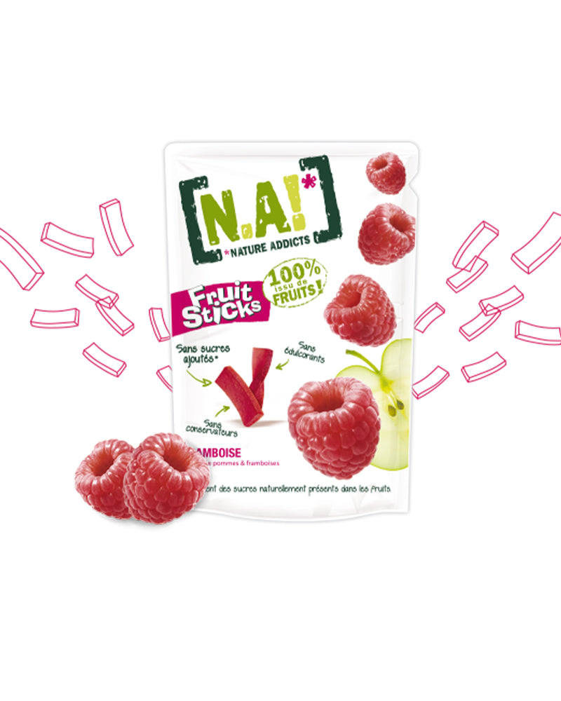N.A! Fruit sticks gummies 35g - Raspberry