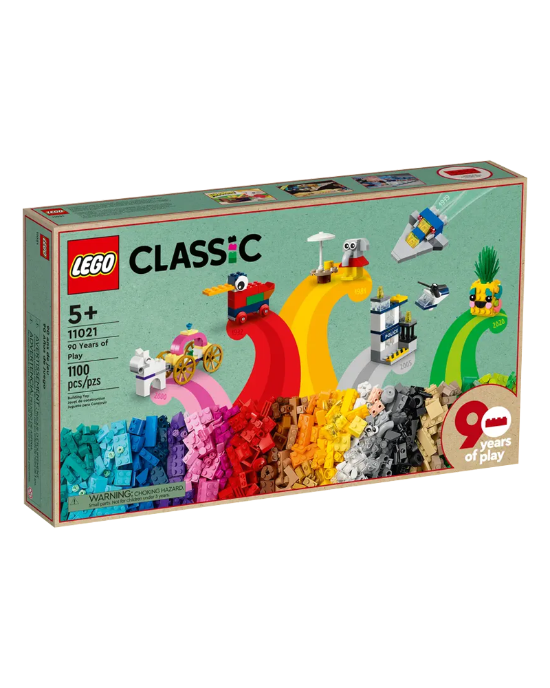 Lego Bricks & More Classic  - 90 Ans de Jeu - 1100 pièces 5A+