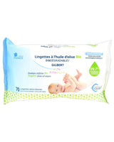 Gilbert Organic Olive Oil Wipes - 70 Units