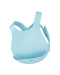 Bavoir Attache Dorsale MINIKOIOI en Silicone - Bleu