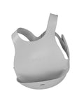 Bavoir Attache Dorsale MINIKOIOI en Silicone - Gris