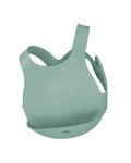 Bavoir Attache Dorsale MINIKOIOI en Silicone - Vert Rivière