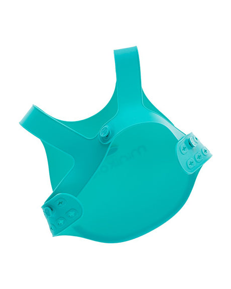 Bavoir Attache Dorsale MINIKOIOI en Silicone - Vert