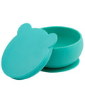 Bol avec Couvercle et Ventouse MINIKOIOI en Silicone – Vert
